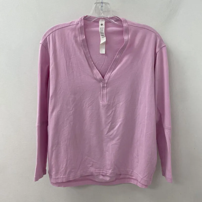 LULULEMON WOMEN'S ACTIVE TOP pink 4 sold by The Comeback