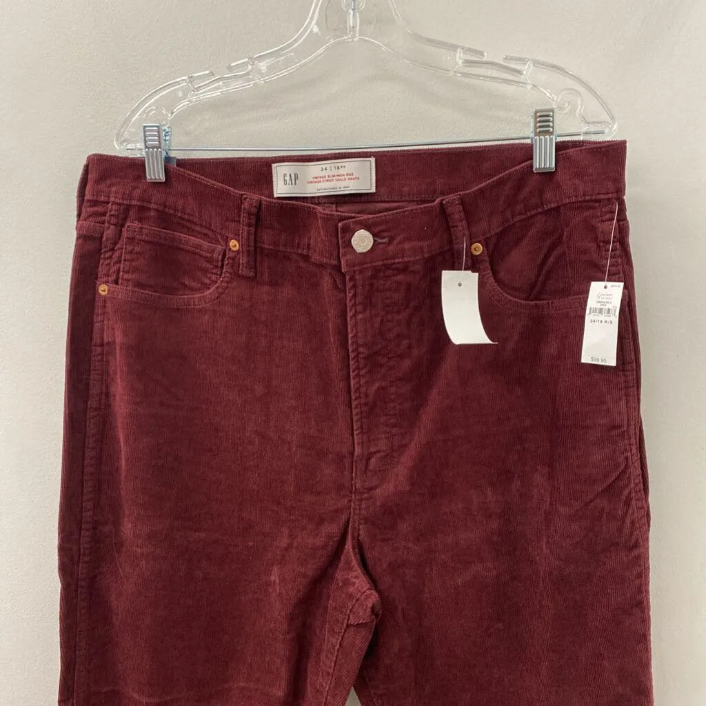 GAP WOMEN'S PLUS BOTTOM merlot 18S sold by The Comeback product image thumbnail 2