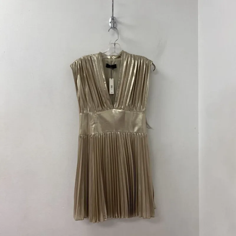 Banana Republic WOMEN'S PARTY DRESS gold 6P sold by The Comeback