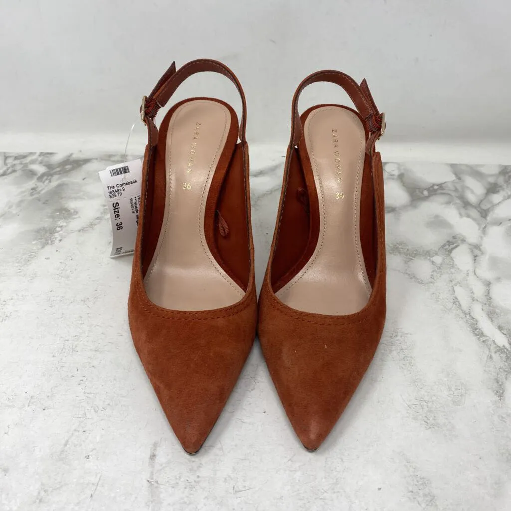 ZARA WOMEN'S HEELS orange 36 sold by The Comeback product image thumbnail 3