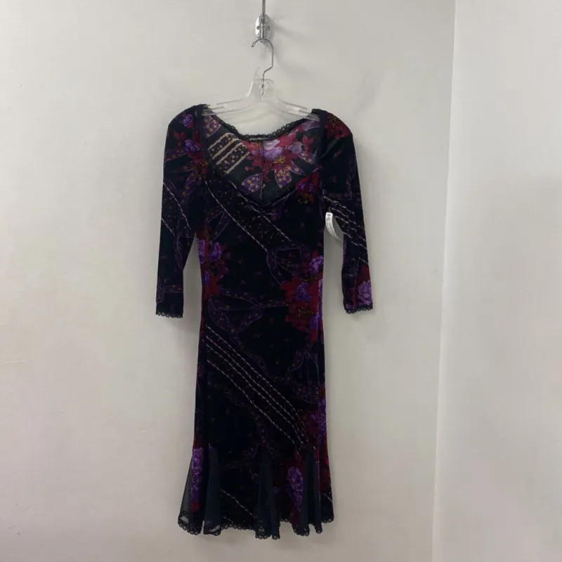 BETSEY JOHNSON WOMEN'S PARTY DRESS black multi M made by The Comeback