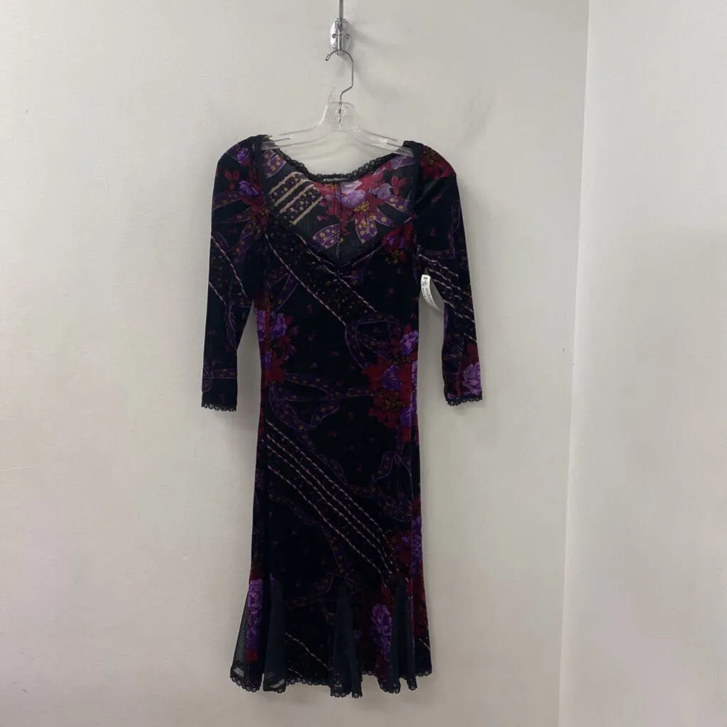 BETSEY JOHNSON WOMEN'S PARTY DRESS black multi M sold by The Comeback