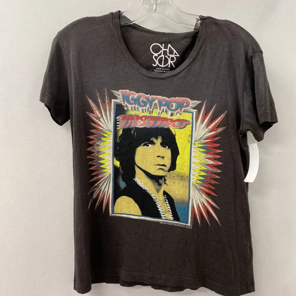 CHASER WOMEN'S T-SHIRT grey yellow XS sold by The Comeback