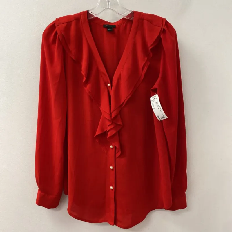 ANN TAYLOR WOMEN'S BLOUSE/SHIRT red S sold by The Comeback