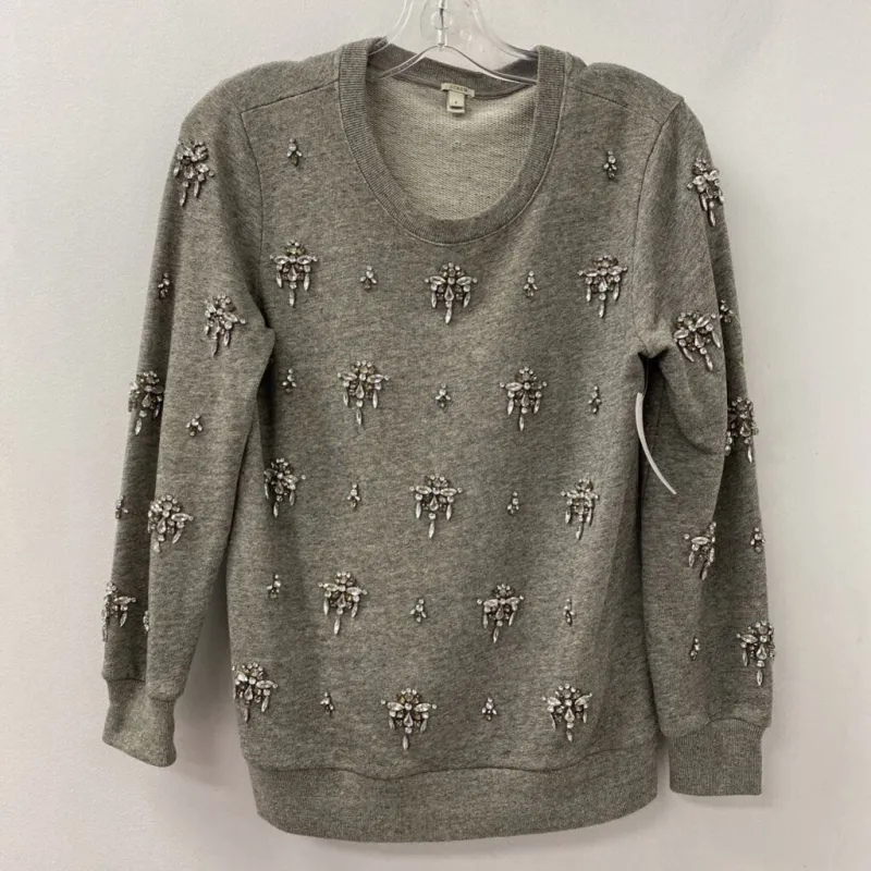 J CREW WOMEN'S TOP grey S made by J. Crew