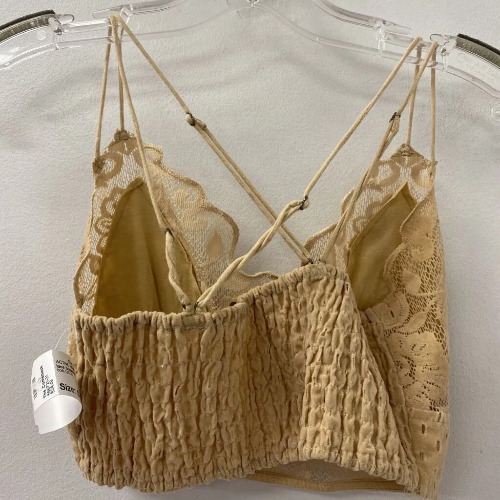 FREE PEOPLE WOMEN'S ACTIVE BRA tan S sold by The Comeback product image thumbnail 2