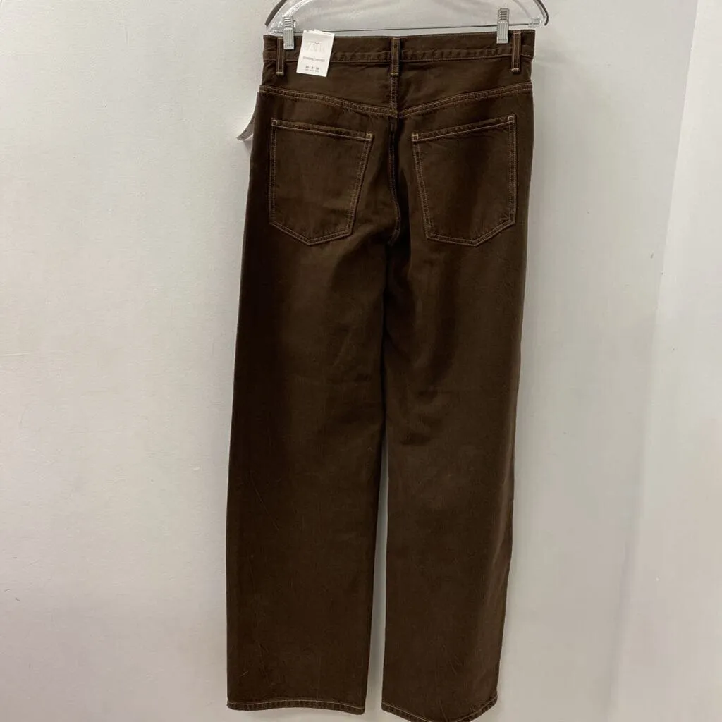 ZARA WOMEN'S JEANS brown S/40 sold by The Comeback product image thumbnail 2