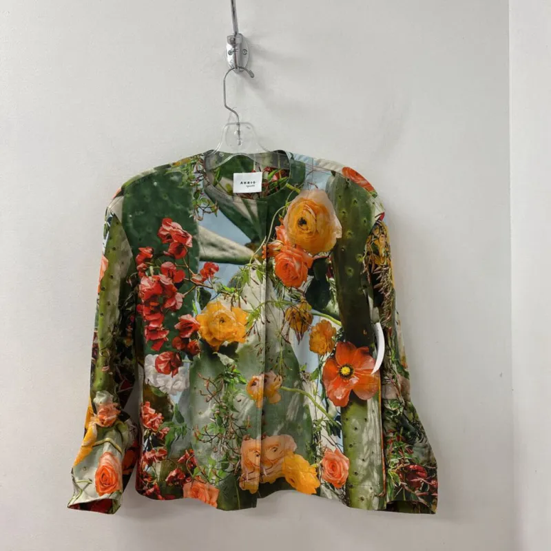 AKRIS punto WOMEN'S BLAZER/JACKET orange green blue 4 sold by The Comeback