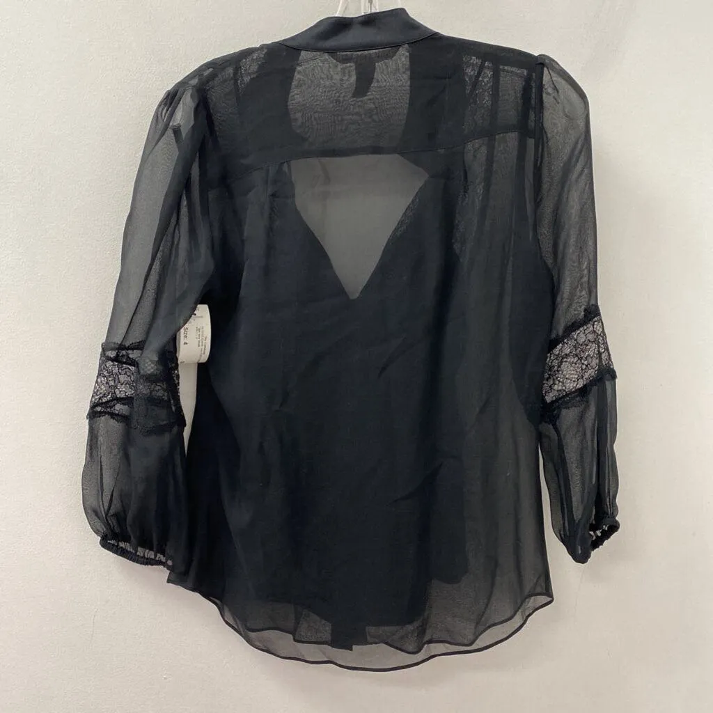 DIANE von FURSTENBERG WOMEN'S BLOUSE/SHIRT black 4 sold by The Comeback product image thumbnail 2