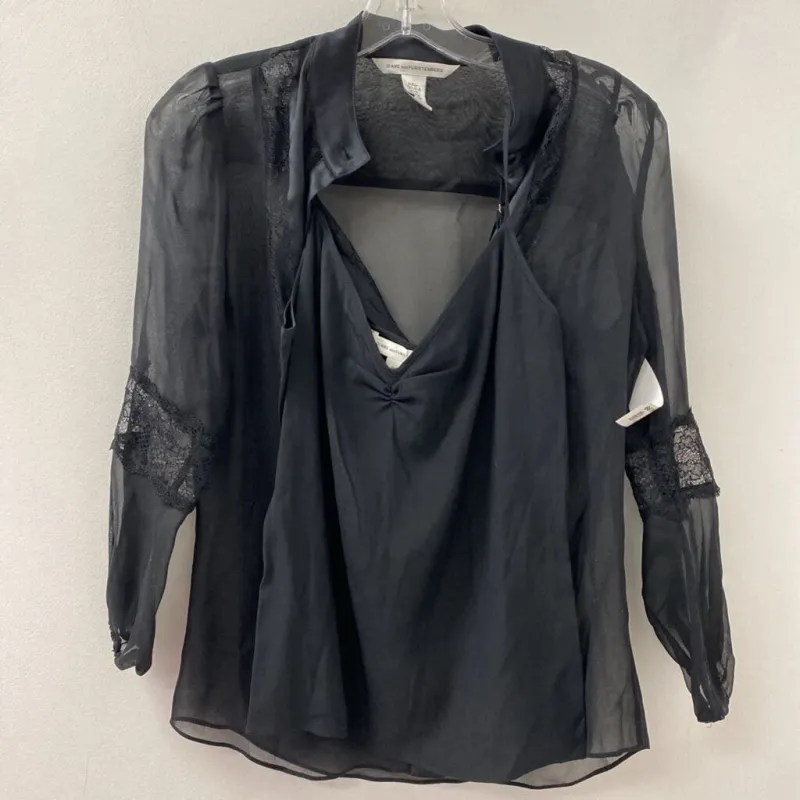 DIANE von FURSTENBERG WOMEN'S BLOUSE/SHIRT black 4 made by The Comeback