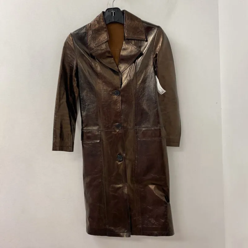 ALL SAINTS WOMEN'S COAT bronze brown XS sold by The Comeback