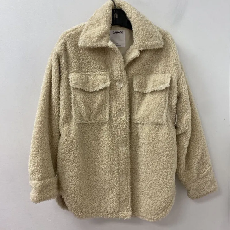 garage WOMEN'S COAT cream S sold by The Comeback