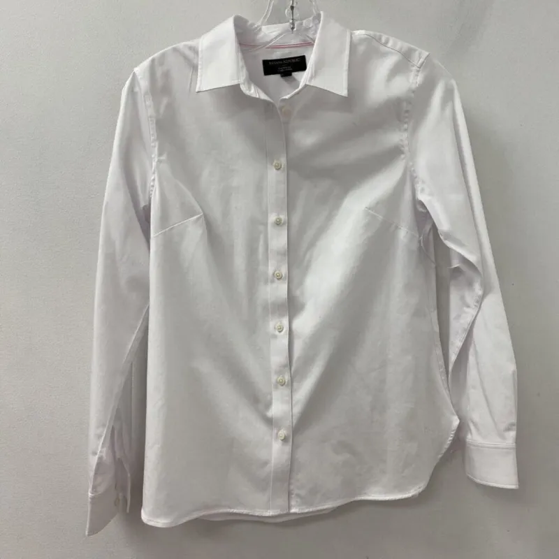 Banana Republic WOMEN'S BLOUSE/SHIRT white 6 made by Banana Republic