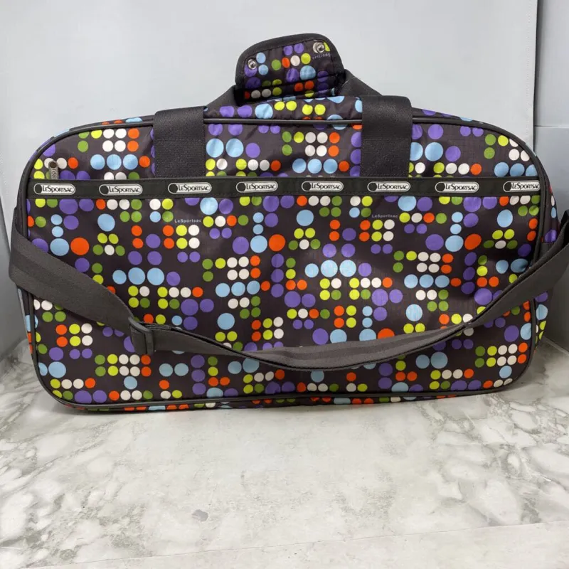 Le Sportsac WOMEN'S BAG brown multi-colour-dots made by The Comeback