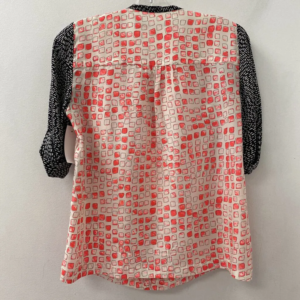 DIANE von FURSTENBERG WOMEN'S BLOUSE/SHIRT neon white black 2 sold by The Comeback product image thumbnail 3