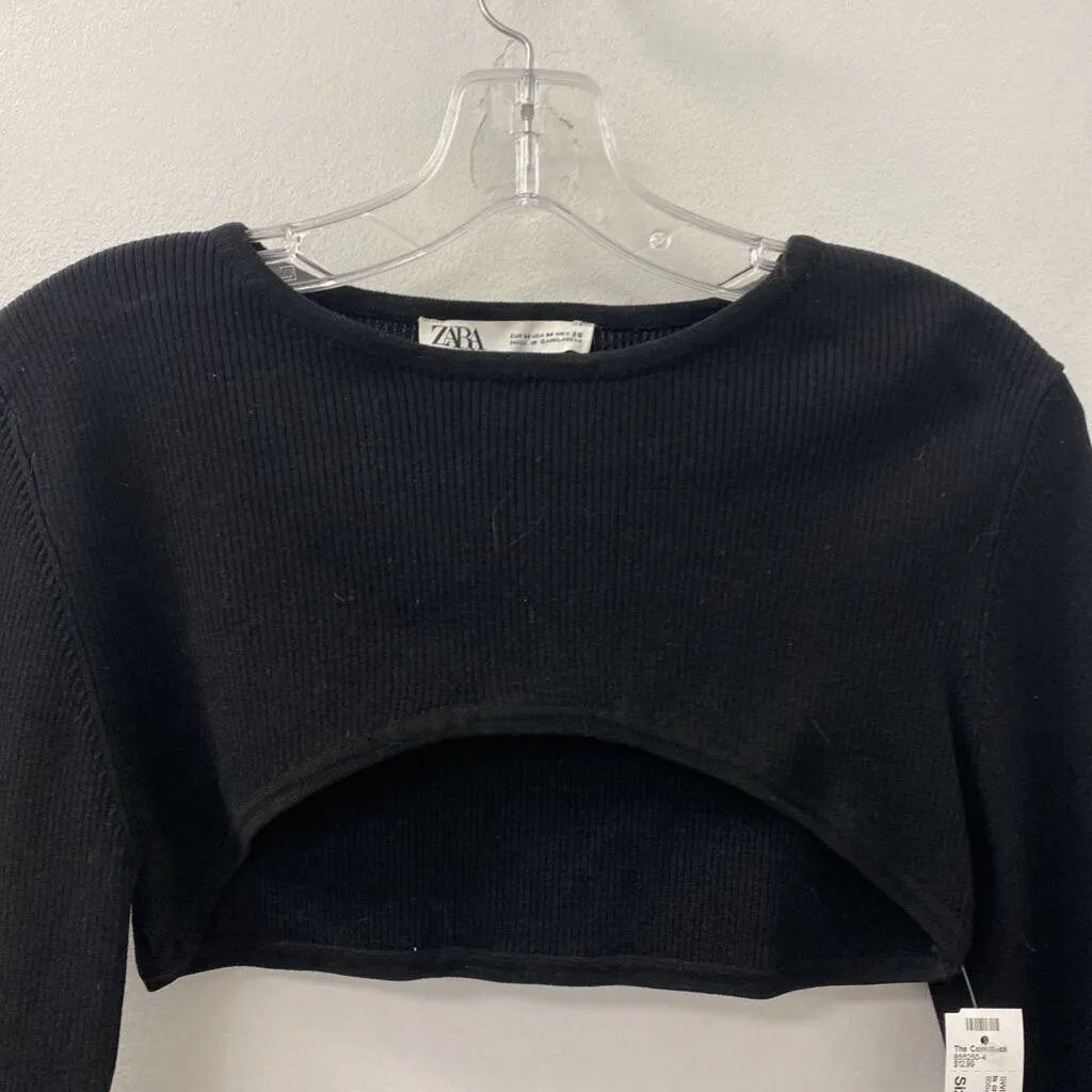 ZARA WOMEN'S SWEATER bblack M sold by The Comeback product image thumbnail 2