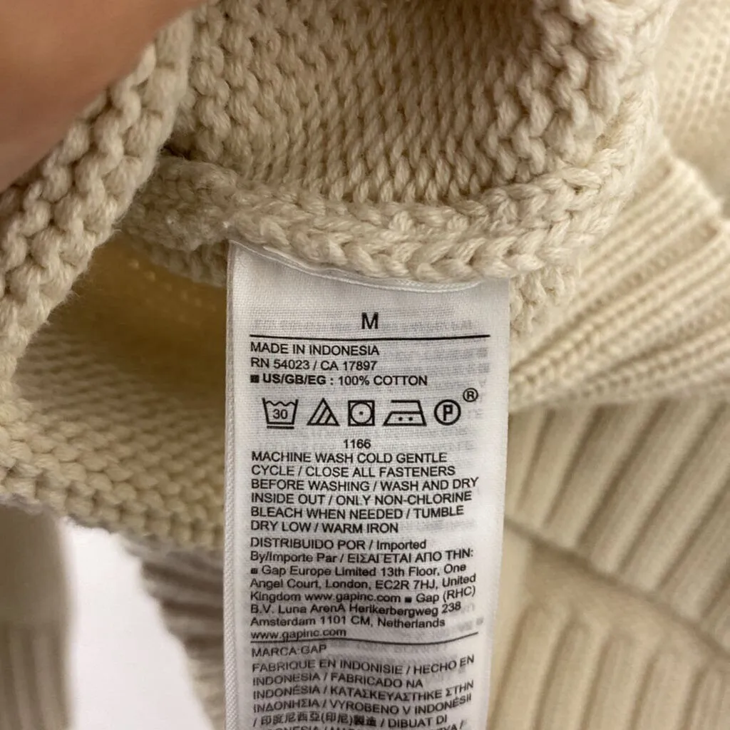 GAP WOMEN'S CARDIGAN cream M sold by The Comeback product image thumbnail 4