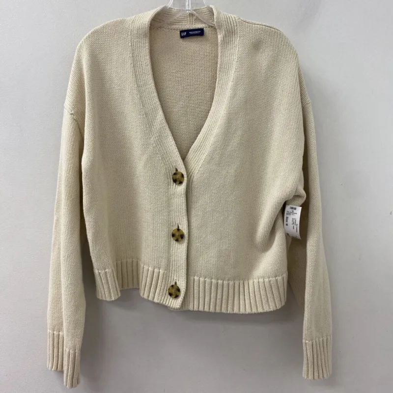 GAP WOMEN'S CARDIGAN cream M sold by The Comeback