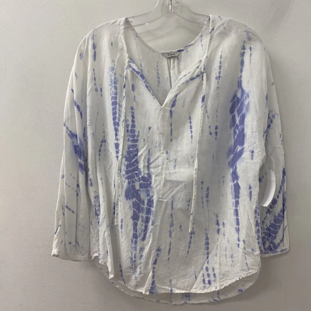 RAILS WOMEN'S BLOUSE/SHIRT white purple S sold by The Comeback