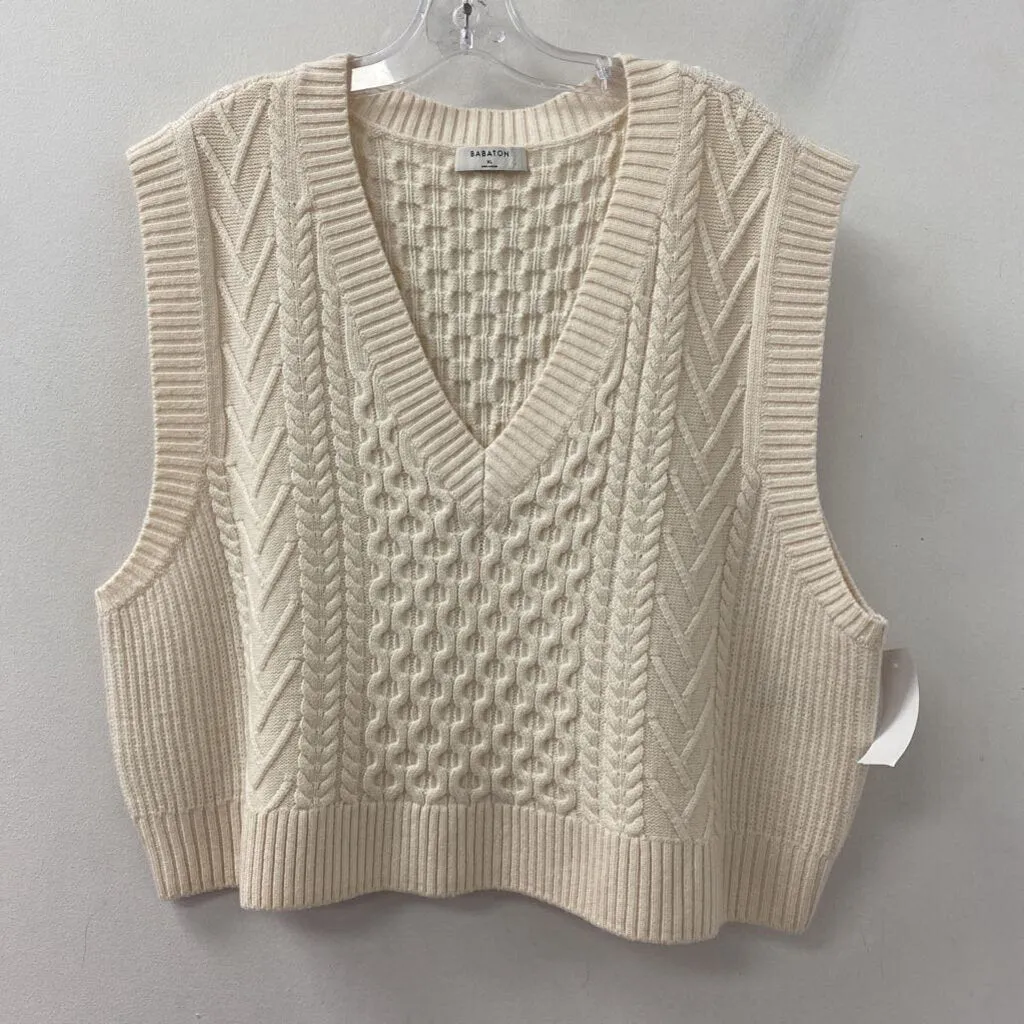 BABATON WOMEN'S SWEATER cream XL sold by The Comeback