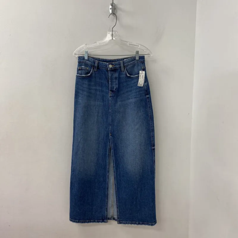 ZARA WOMEN'S SKIRT blue S sold by The Comeback