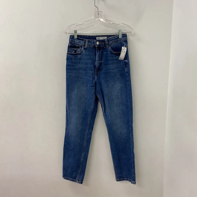 ZARA WOMEN'S JEANS blue 6 made by Zara