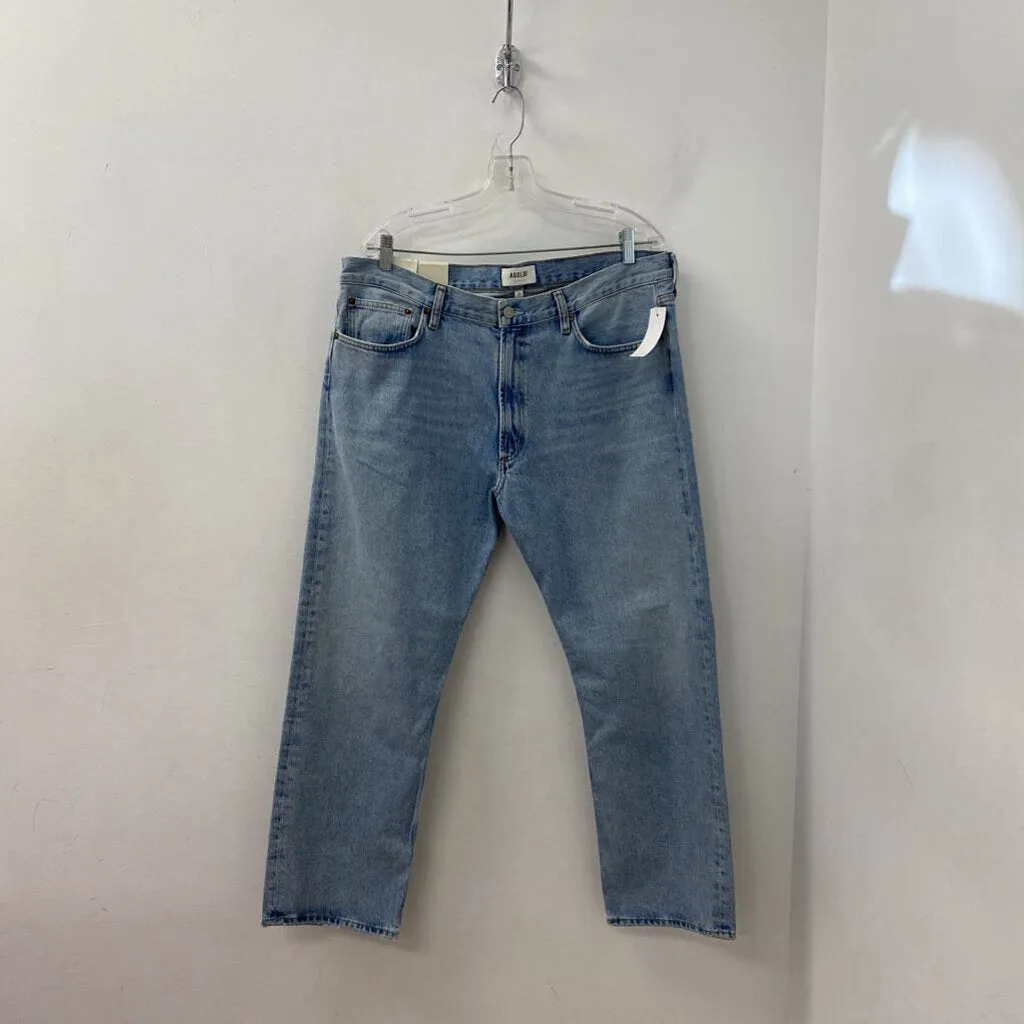 AGOLDE WOMEN'S JEANS light blue L/34 sold by The Comeback