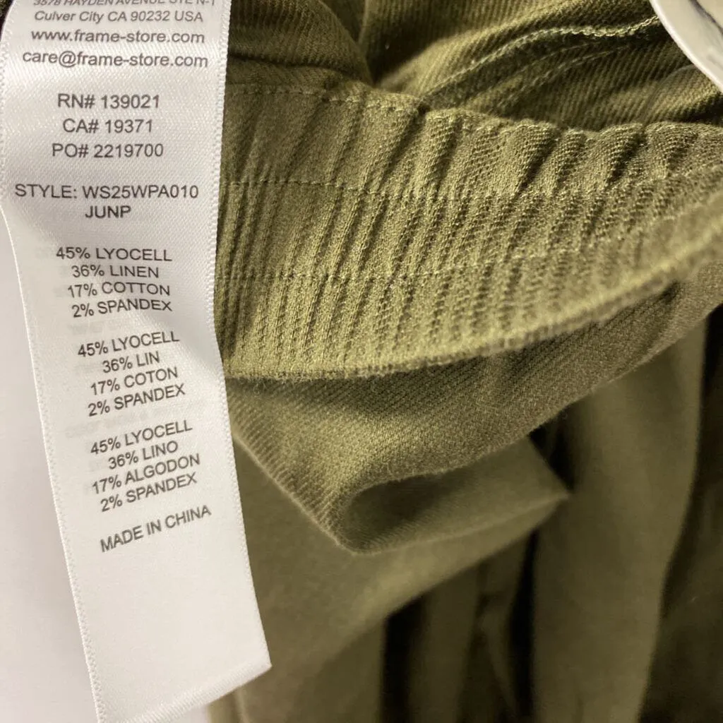 FRAME WOMEN'S PANTS olive S sold by The Comeback product image thumbnail 4