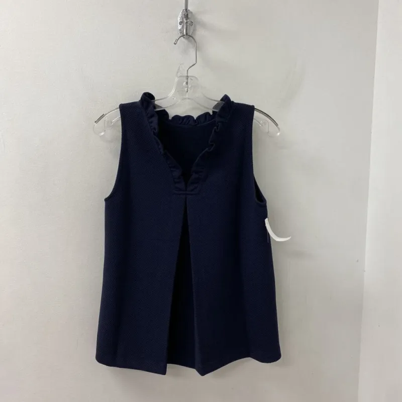 WOMEN'S BLOUSE/SHIRT navy S made by The Comeback