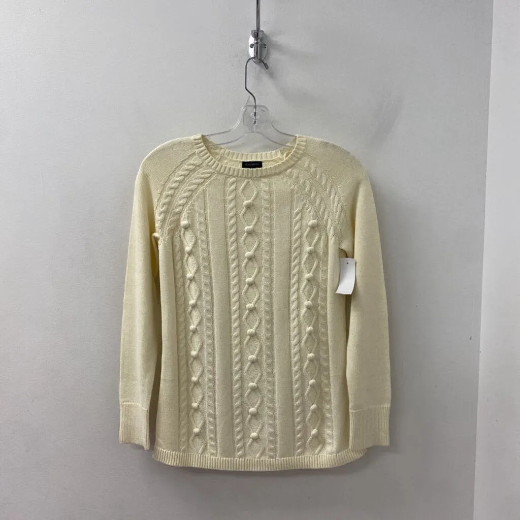 TALBOTS WOMEN'S SWEATER cream XS sold by The Comeback