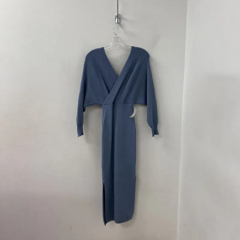 SELFIE LESLIE WOMEN'S DRESS blue M made by Selfie Leslie
