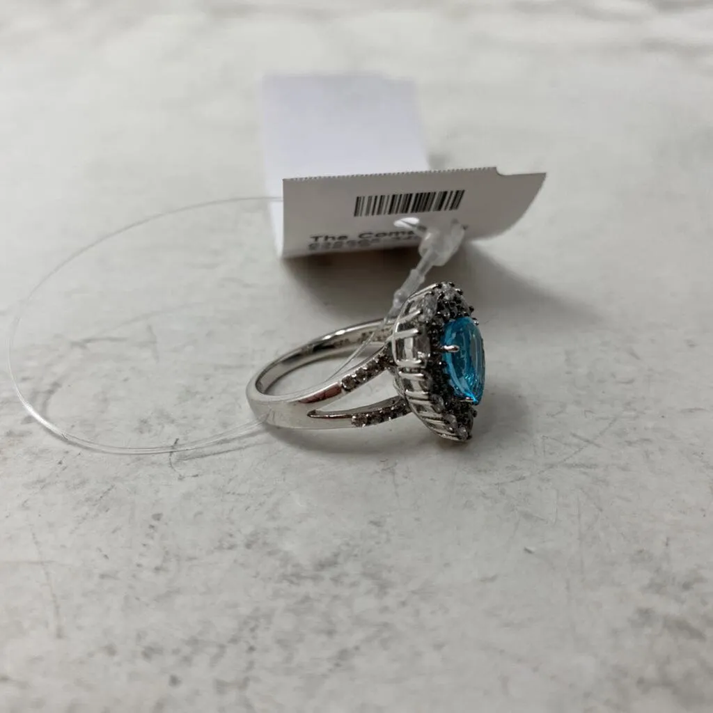 925 WOMEN'S RING blue silver 8 sold by The Comeback product image thumbnail 4