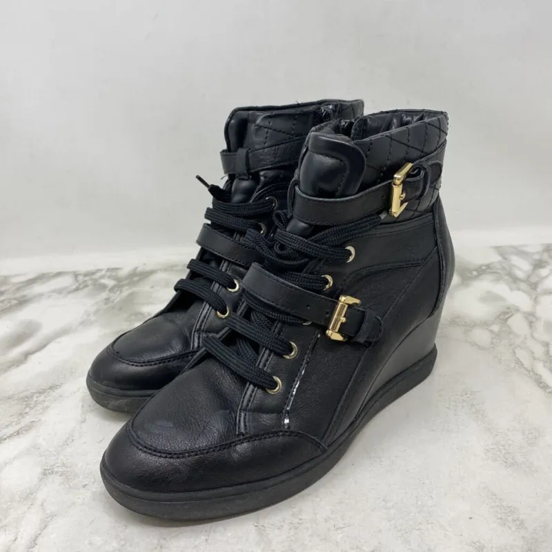 GEOX WOMEN'S SNEAKERS black 40 made by Geox