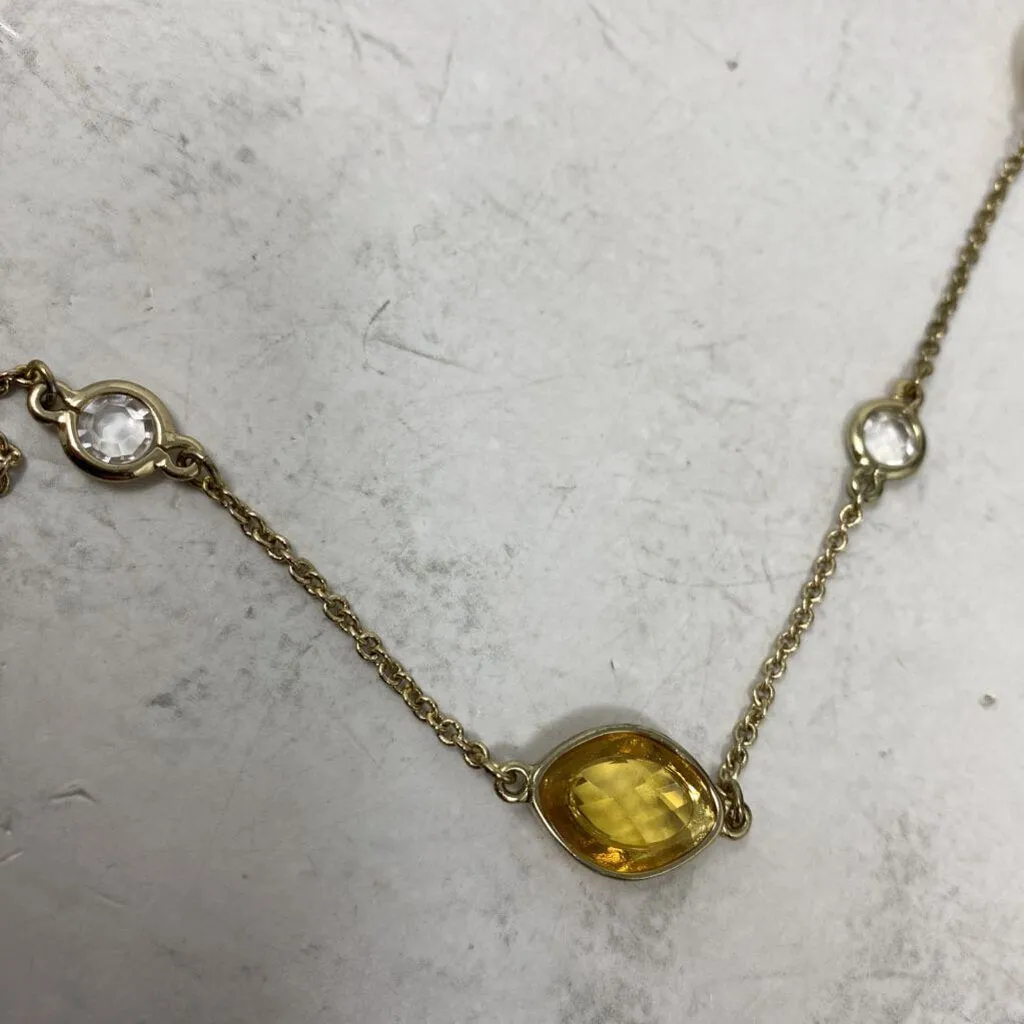 Banana Republic WOMEN'S NECKLACE clear yellow sold by The Comeback product image thumbnail 3