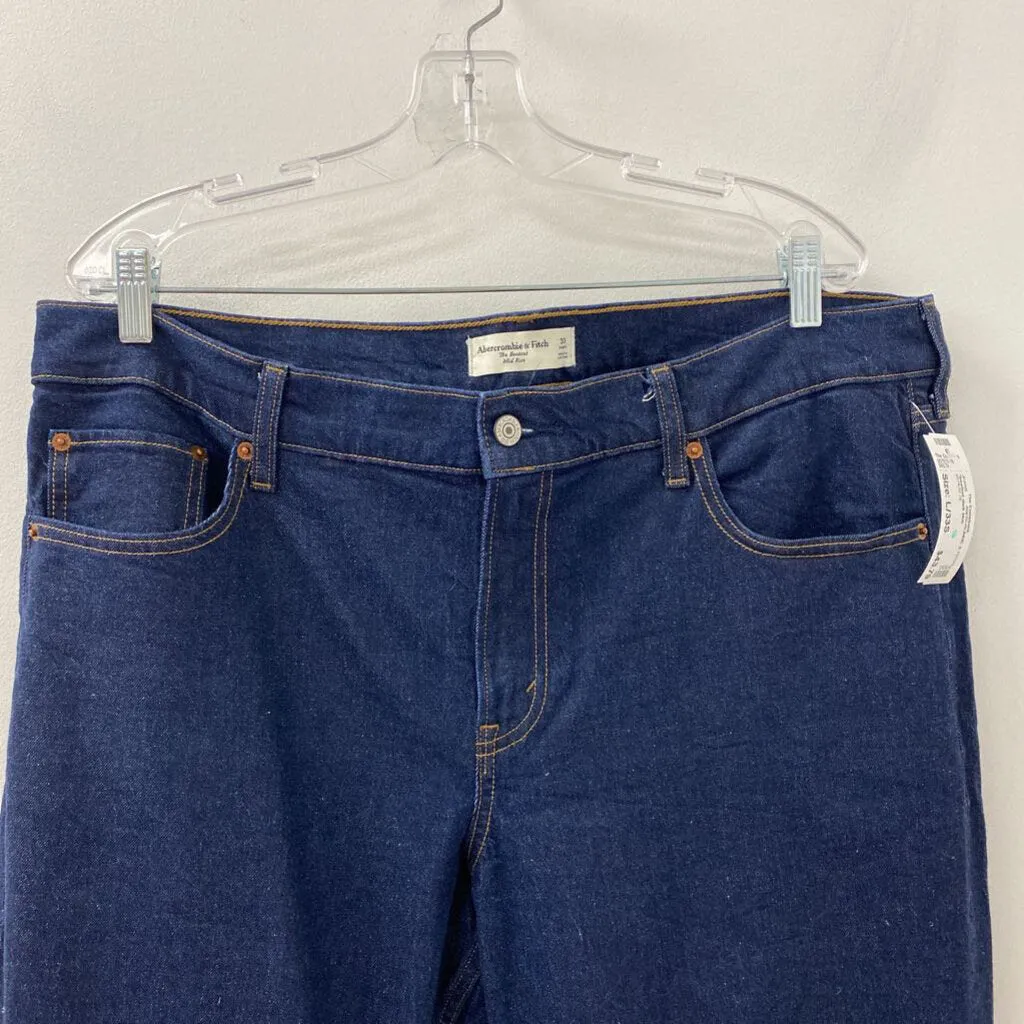 ABERCROMBIE & FITCH WOMEN'S JEANS dark blue L/33S sold by The Comeback product image thumbnail 2