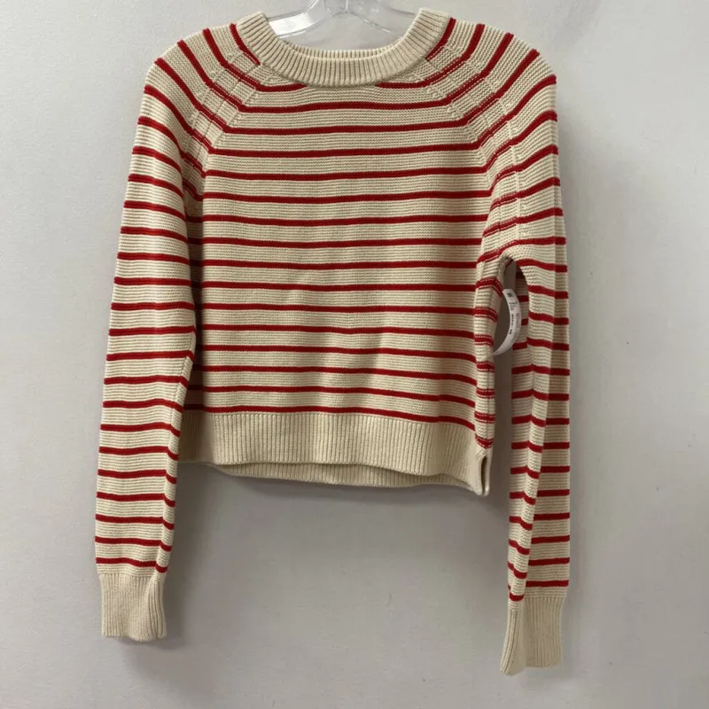 FRENCH CONNECTION WOMEN'S SWEATER cream red M sold by The Comeback