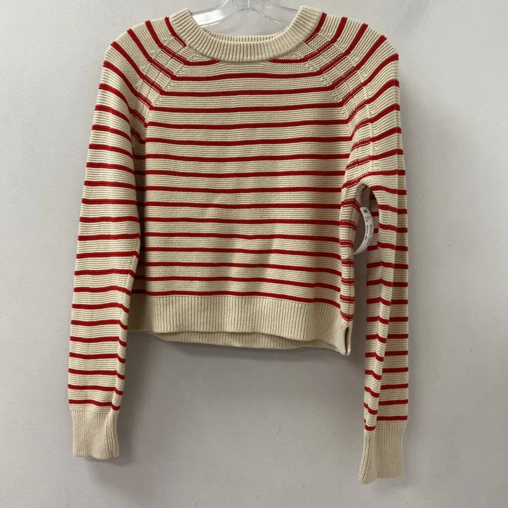 FRENCH CONNECTION WOMEN'S SWEATER cream red M sold by The Comeback
