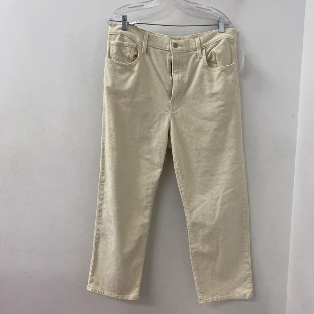 LEVI WOMEN'S PANTS cream L/34 sold by The Comeback