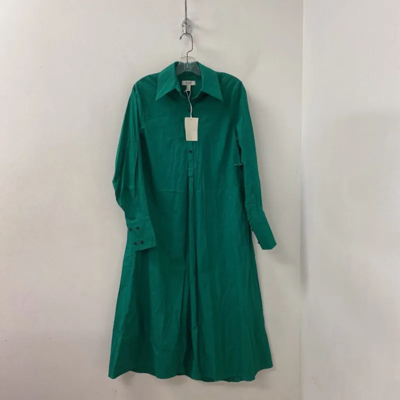 COS WOMEN'S DRESS green 8 made by COS