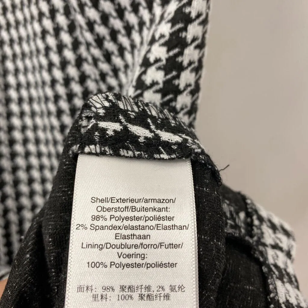 DKNY WOMEN'S DRESS black white houndstooth S sold by The Comeback product image thumbnail 2