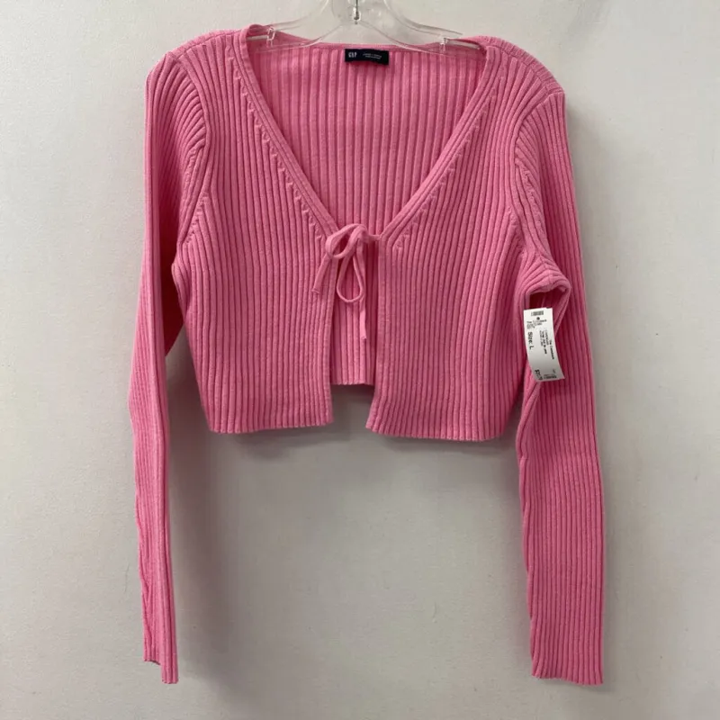 GAP WOMEN'S CARDIGAN pink L made by GAP
