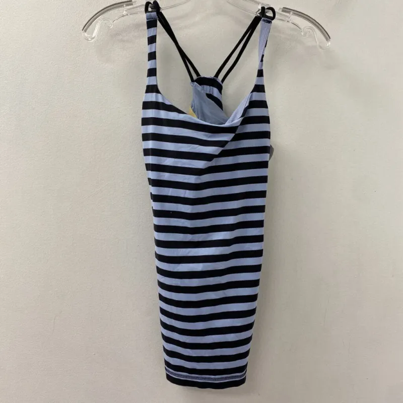LULULEMON WOMEN'S ACTIVE TOP blue black 10 sold by The Comeback