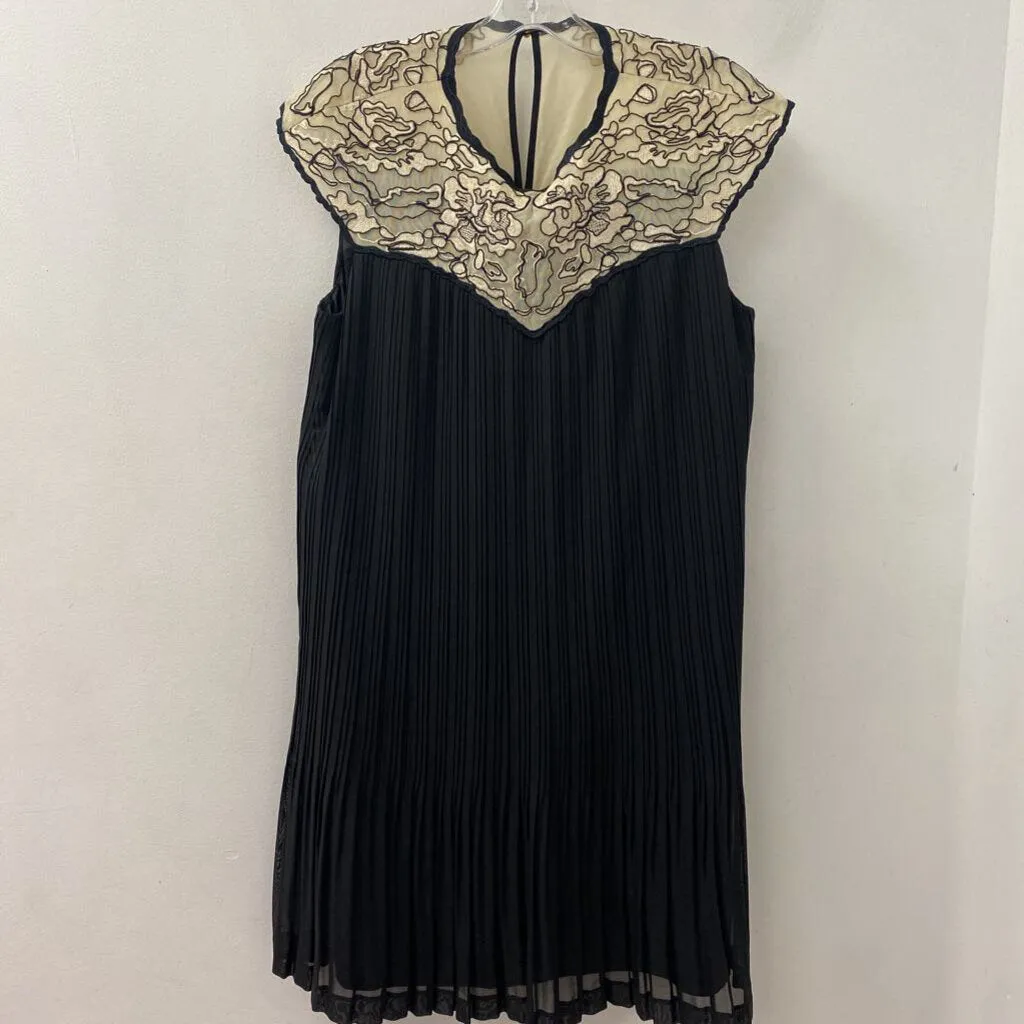 TED BAKER WOMEN'S DRESS black cream 10/4 sold by The Comeback