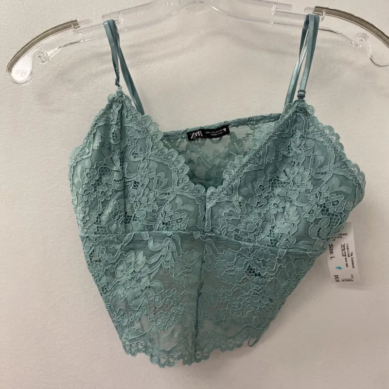 ZARA WOMEN'S TANK/CAMI mint L sold by The Comeback