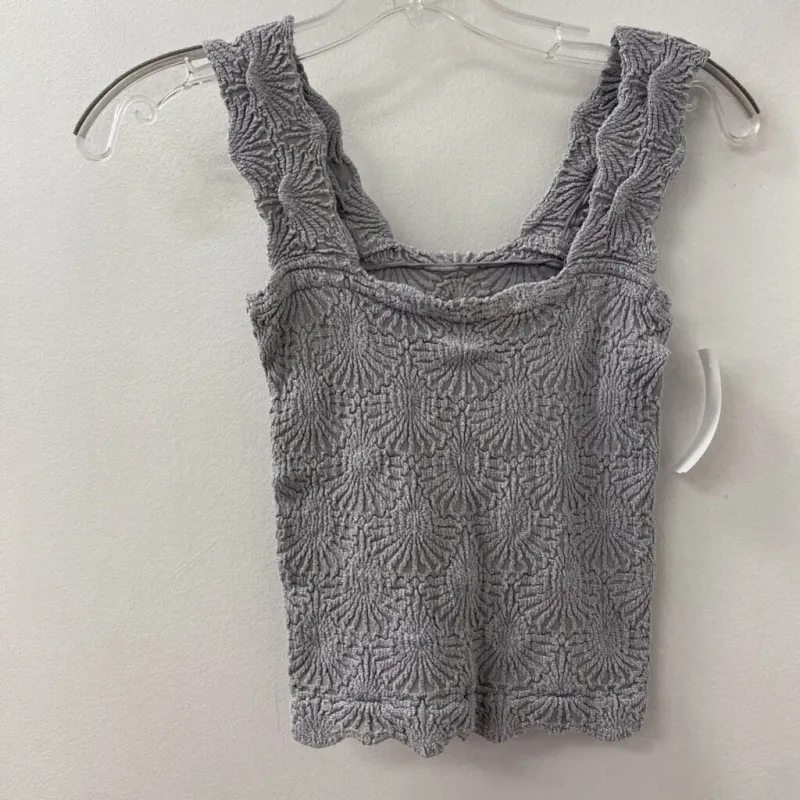 FREE PEOPLE WOMEN'S TANK/CAMI grey S made by Free People