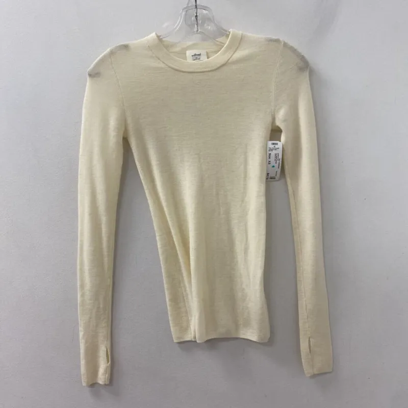 WILFRED WOMEN'S SWEATER cream XS made by Wilfred