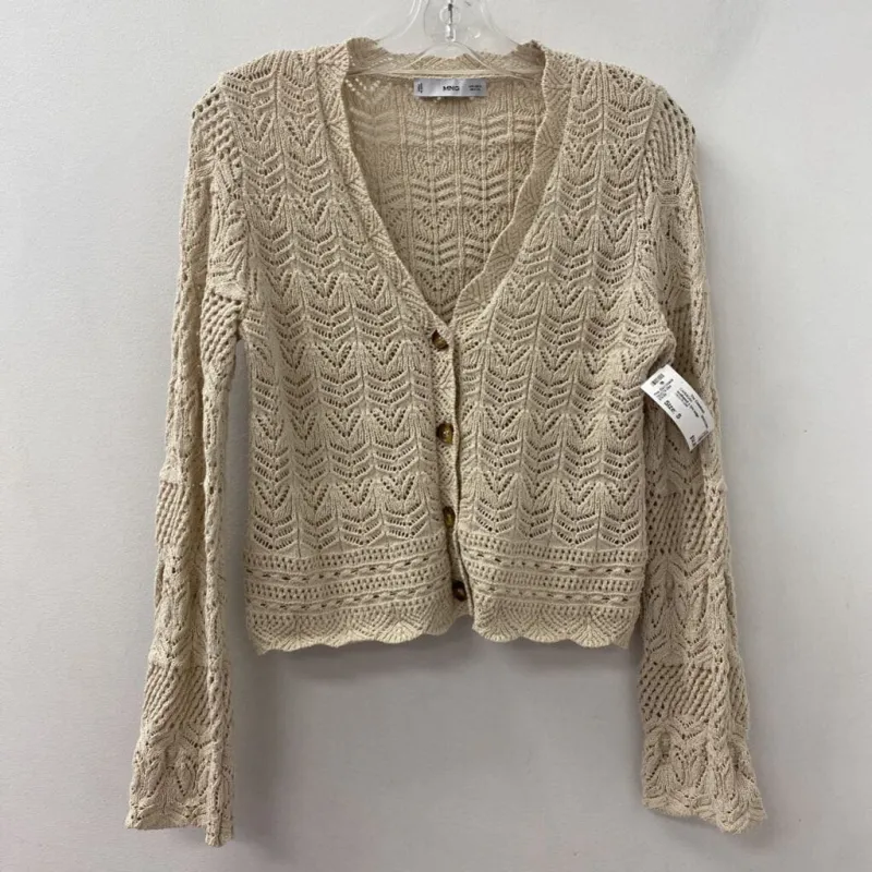 MANGO/MNG WOMEN'S CARDIGAN beige S sold by The Comeback
