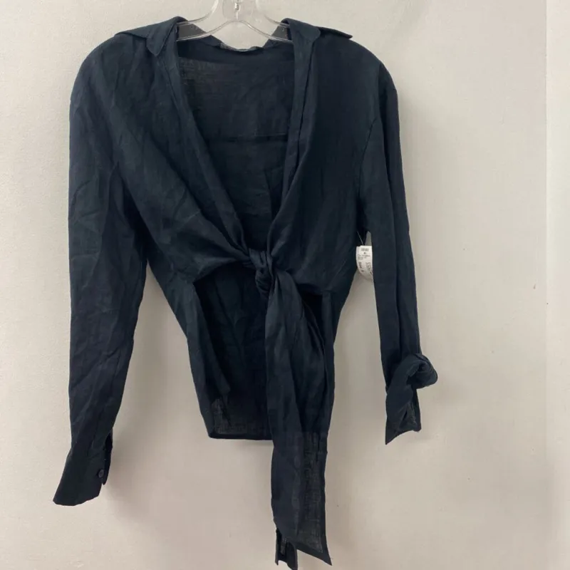 ZARA WOMEN'S BLOUSE/SHIRT black S made by Zara
