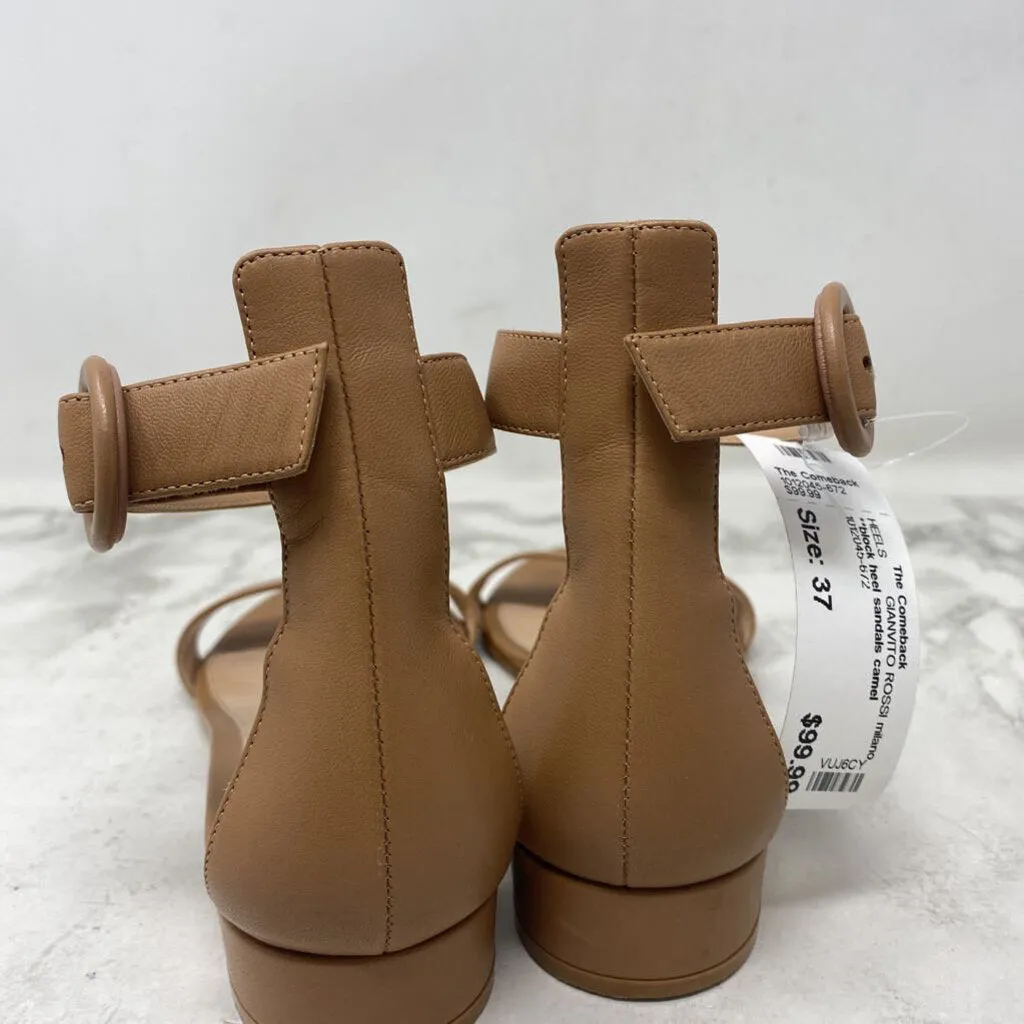 GIANVITO ROSSI milano WOMEN'S HEELS camel 37 sold by The Comeback product image thumbnail 3
