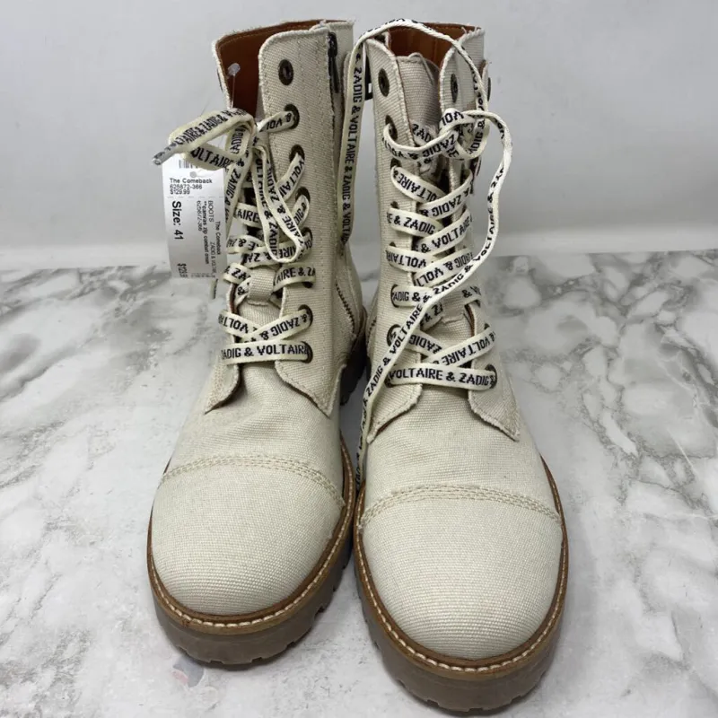 ZADIG & VOLTAIRE WOMEN'S BOOTS cream 41 made by The Comeback